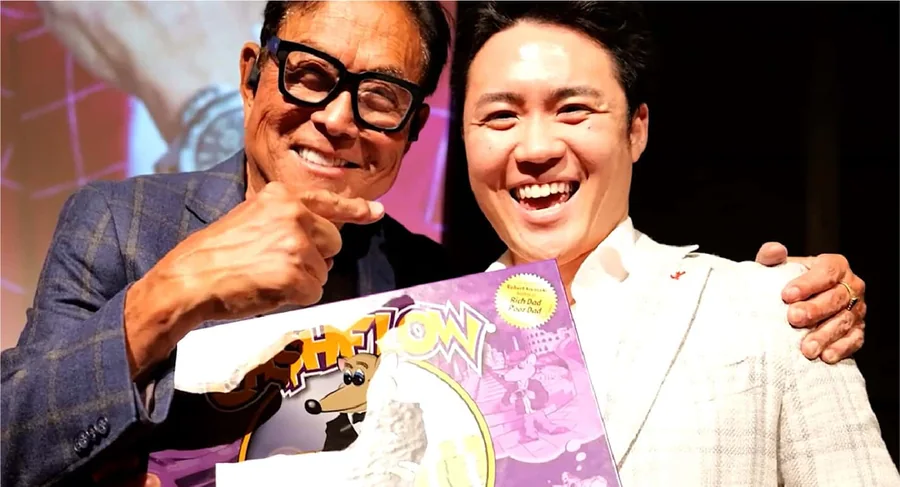 ロバート・キヨサキ氏と同じステージでの講演