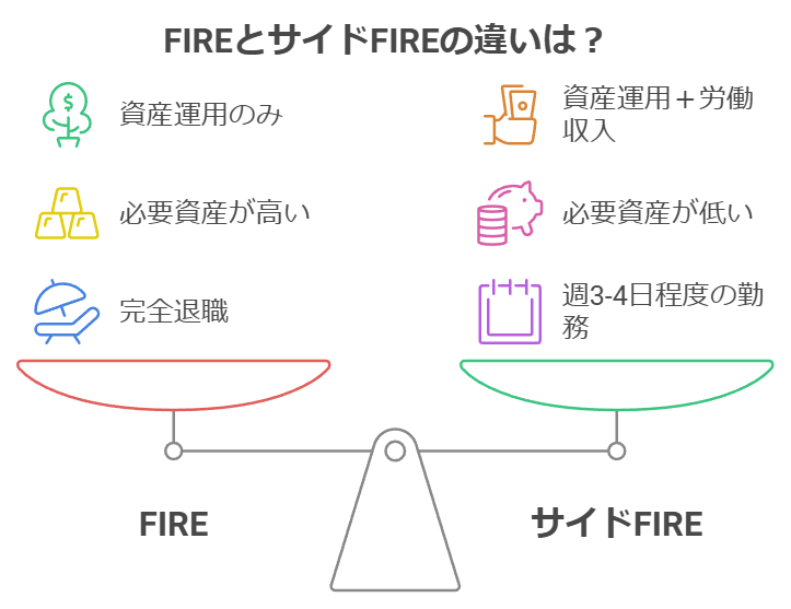 サイドFIREとFIREの違い