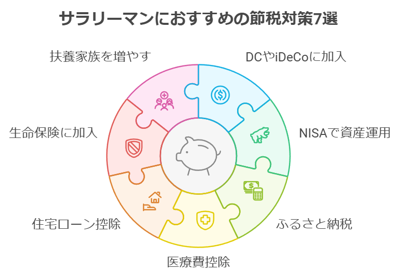 サラリーマンにおすすめの節税対策7選